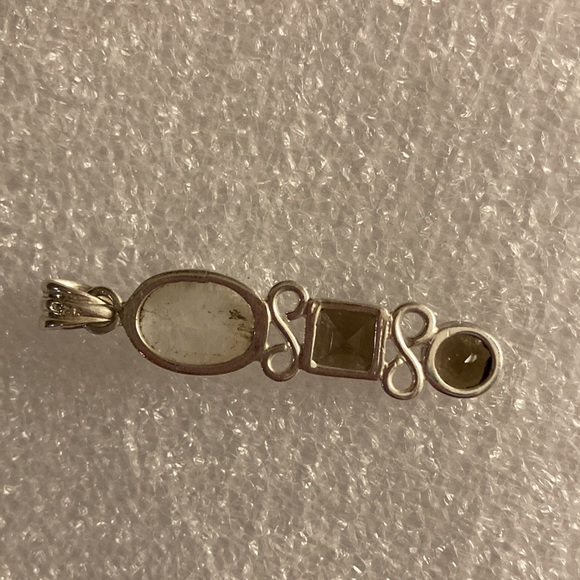 NWOT - Mexican Silver Pendant and French Hook Dangle Earrings* - Picture 4 of 7